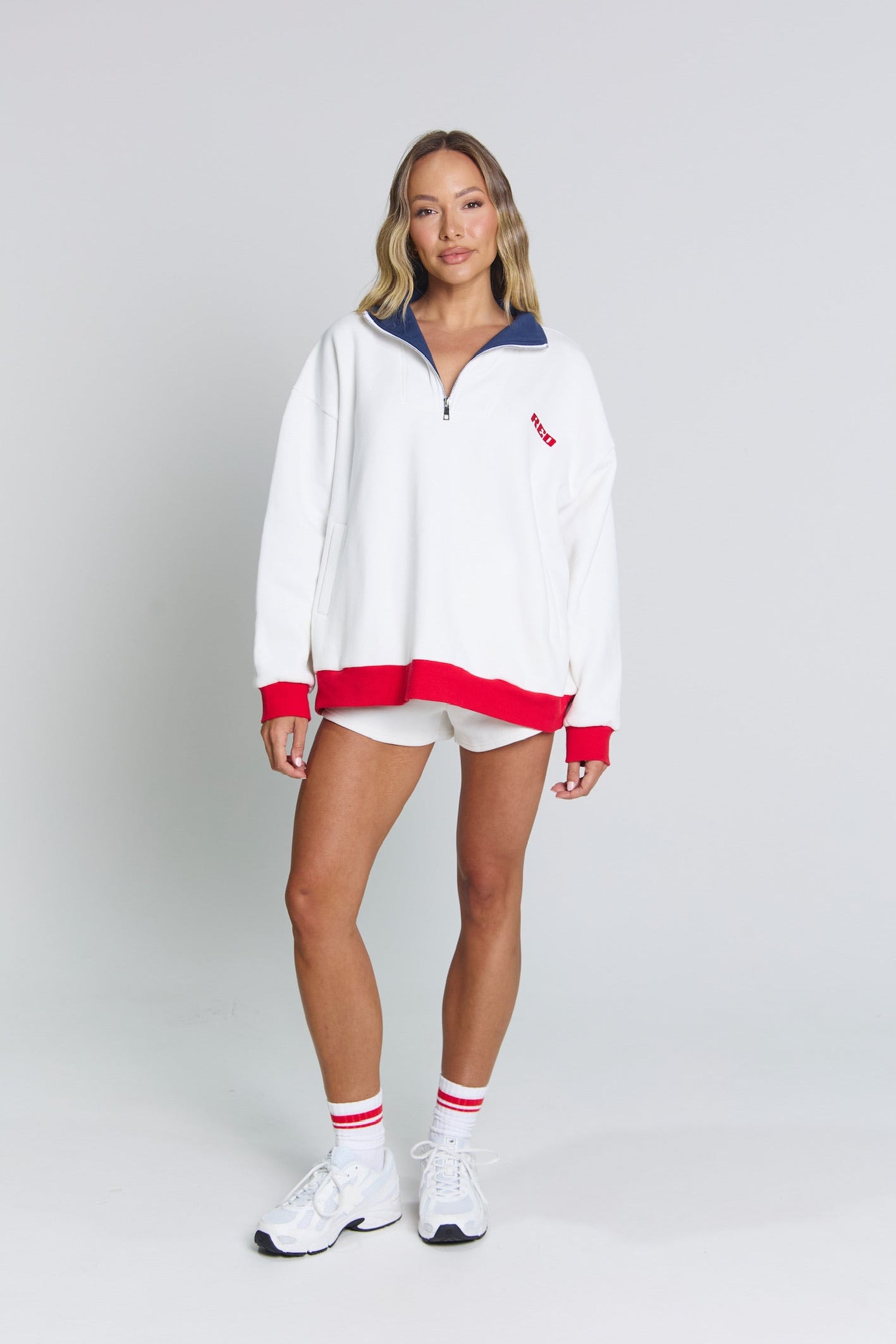 THE JACQUI  QUARTER ZIP - NAUTICA