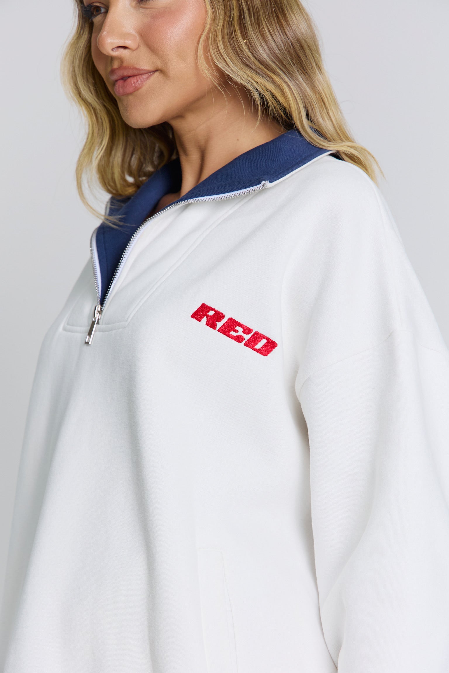 THE JACQUI  QUARTER ZIP - NAUTICA